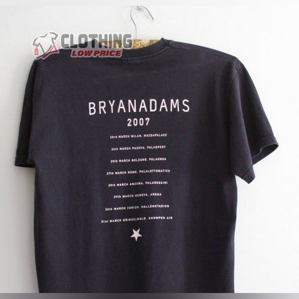 Bryan Adams Concert 2023 Tour Shirt, Something About Christmas Time Bryan Adams Lyrics Merch, Bryan Adams Please Forgive Me Gift Shirt