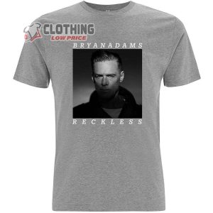 Bryan Adams Tour Dates Merch T-shirts, All For Love Bryan Adams Lyrics T-shirts, Bryan Adams Tickets Las Vegas T- Shirt