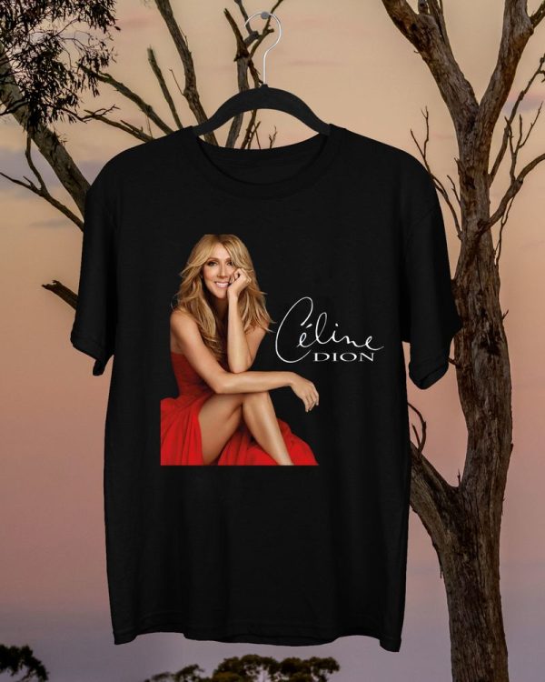 Celine Dion UK Tour 2023 Merch Celine Dion Album Shirt Celine Dion Courage World Tour 2023 T-Shirt