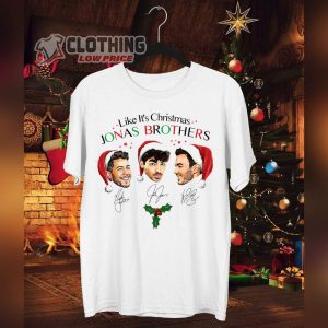 Christmas Jonas Brothers Unisex T-Shirt Jonas Brothers Christmas Song Unisex Tee