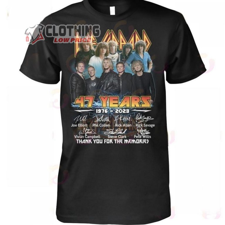 def leppard world tour 2023 merchandise