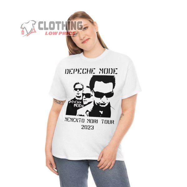 Depeche Mode New Album Memento Mori Tour 2023 Band Merch Depeche Mode Memento Mori World Tour 2023 T-Shirt