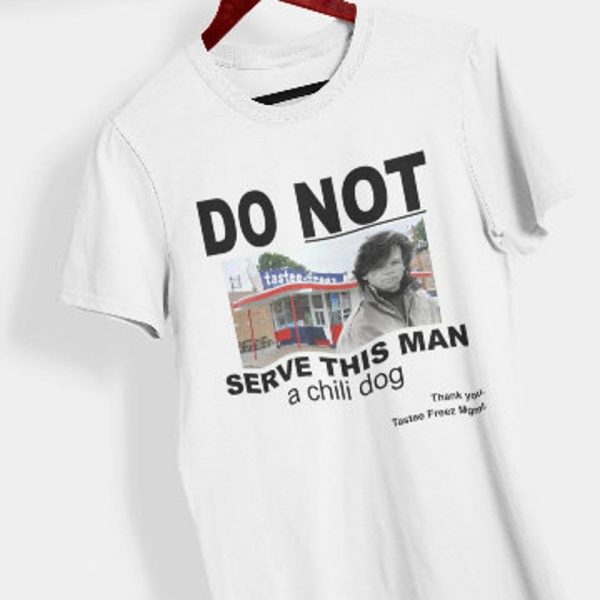 Do Not Serve This Man A Chili Dog John Mellencamp Merch Mellencamp World Tour 2023 Shirt Live And In Person 2023 T-Shirt