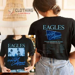 Eagles Rock Band Hotel California 2022 Tour Merch Eagles Concert Hype Park Shirt Eagles Setlist 2022 T-Shirt