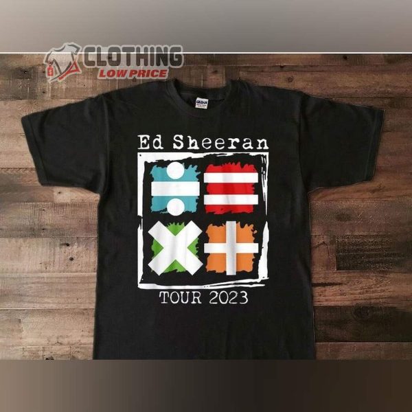 Ed Sheeran Mathematics Tour Australia – Us 2023 T- Shirt, Ed Sheeran Tour 2023 T- Shirt, Ed Sheeran Metlife T- Shirt, Ed Sheeran Us Tour 2023 Gift T- Shirt