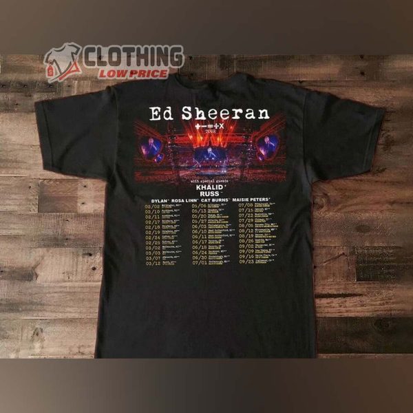 Ed Sheeran Mathematics Tour Australia – Us 2023 T- Shirt, Ed Sheeran Tour 2023 T- Shirt, Ed Sheeran Metlife T- Shirt, Ed Sheeran Us Tour 2023 Gift T- Shirt