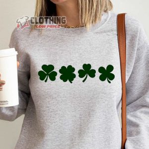 Embossed St Patricks Day Merch Women’s St Paddy’s Day Outfit Lucky Sweater, St Pattys Day Sweater