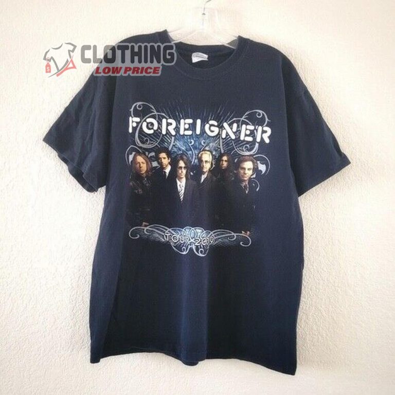 Foreigner The Historic Farewell Tour 2023 Tee, Foreigner 2023 Shirt ...