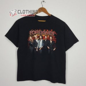 Foreigner Tour 2023 T Shirt Vintage Foreigner British american Rock Band Tout T shirt Foreigner Tour Dates 2022 T Shirt 1