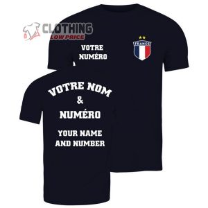 French Flag National Shirt Support France Soccer Champions World Cup 2022 Shirt 1