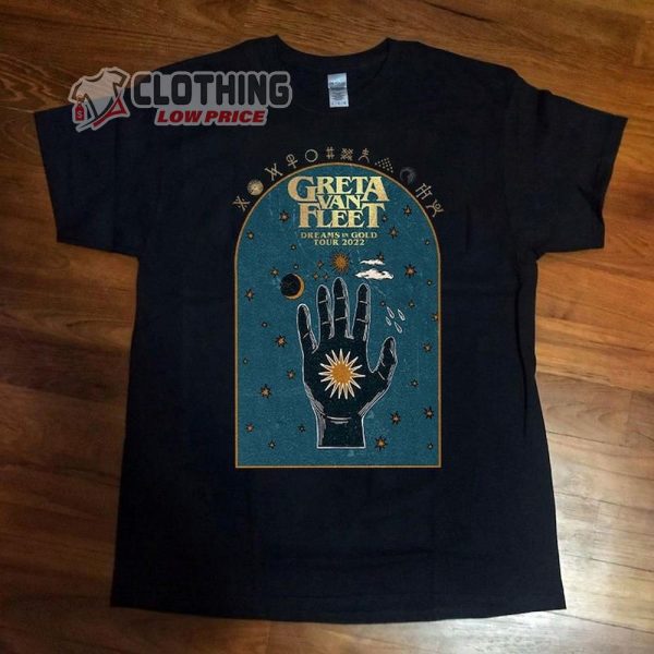 Greta Van Fleet Dreams In Gold Tour 2022 Shirt, Greta Van Fleet Tour 2023 Shirt, Greta Van Fleet Can You Feel My Love Shirt