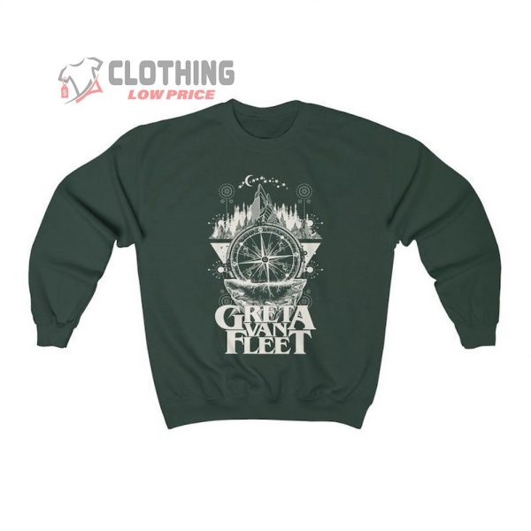 Greta Van Fleet Opening Act 2022 Shirt, Greta Van Fleet – Heat Above Sweat Shirt, Greta Van Fleet Tour Shirt, Greta Van Fleet Opening Act 2022 Shirt