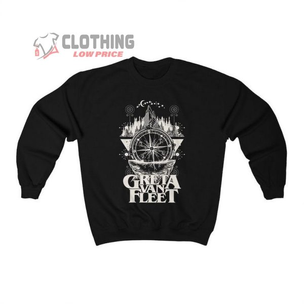 Greta Van Fleet Opening Act 2022 Shirt, Greta Van Fleet – Heat Above Sweat Shirt, Greta Van Fleet Tour Shirt, Greta Van Fleet Opening Act 2022 Shirt