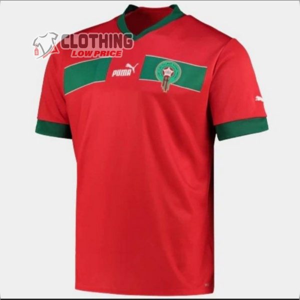 Hakim Ziyech Moroccan Football Team T-Shirt Morocco National Football Maroc T-Shirt De Footba T-Shirt