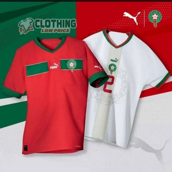 Hakim Ziyech Moroccan Football Team T-Shirt Morocco National Football Maroc T-Shirt De Footba T-Shirt