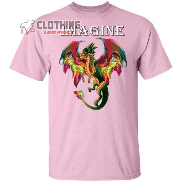 Imagine Dragons Being A Dragon Breathing Fire Magical Wings T-Shirt Imagine Dragons Summerfest 2023 Merch