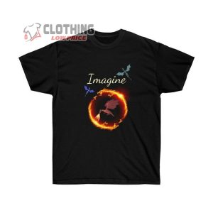 Imagine Dragons Summerfest Mercury 2023 Merch Imagine Being A Dragon Breathing Fire Magical Wings T Shirt 1