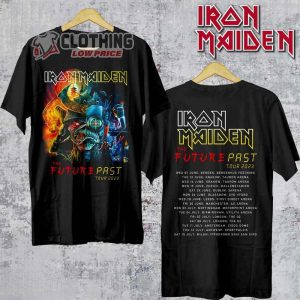 Iron Maiden The Future Past Tour 2023 Merch Iron Maiden Tour Dates 2023 Shirt The Future Past Tour 2023 Setlist T Shirt