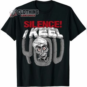 Jeff Dunham Comedy Shows NRG Arena Houston T-Shirt Silence I Keel You Jeff Dunham Show T-Shirt
