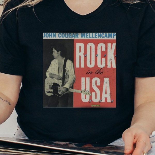 John Cougar Mellencamp Merch Rock In the USA John Mellencamp Shirt John Mellencamp Live And In Person Tour 2023 T-Shirt