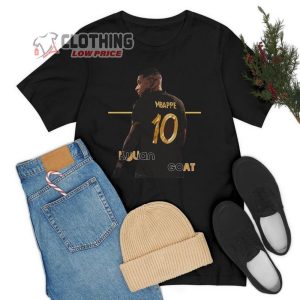 Kylian Mbappe 10 Net Worth T-Shirt Kylian Mbappe French Football Team Champions Soccer Short Sleeve Tee