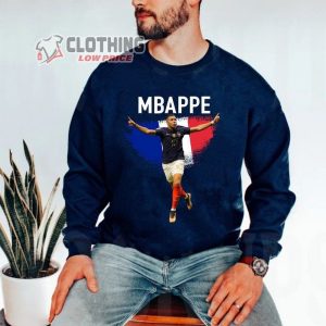 Kylian Mbappe French Football Team Qatar World Cup 2022 Sweatshirt Kylian Mbappe Soccer PSG Qatar World Cup 2022 T Shirt1