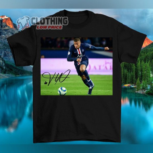 Kylian Mbappe Signed Cup T Shirt Mbappe World Cup Goals Merch, Mbappe Top Goal Scorer Tee