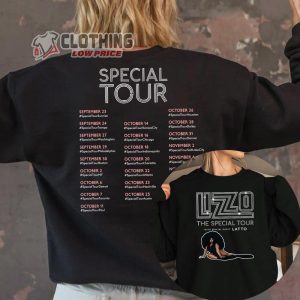 Lizzo Special Tour 2023 Concert Merch Lizzo The Special Tour Witj Special Guest Latto Shirt Lizzo Ticket Concert Hoo