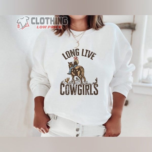 Long Live Cowgirls Sweatshirt, Country Girl Hoodie, Cowgirl Hoodie