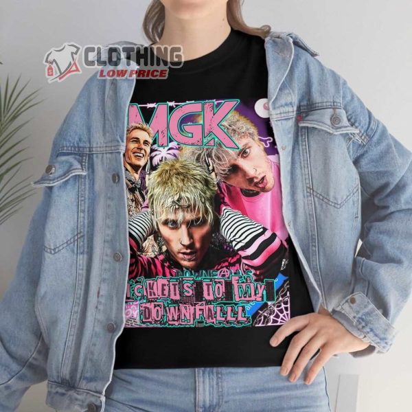 Machine Gun Kelly Ticket To My Downfall Merch Machine Gun Kelly The Raper Tour 2023 Shirt Machine Gun Kelly Glasgow T-Shirt