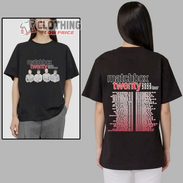 Matchbox Twenty Tour 2023 Merch Matchbox Twenty North American Tour 2023 Shirt Merch Matchbox Twenty Tour Tickets 2023 T-Shirt