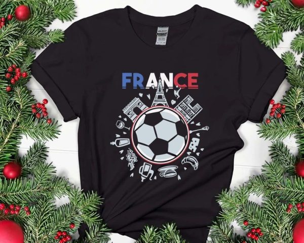 Mbappe Hat Trick World Cup France Soccer Shirt, France World Cup 2022, France Football Shirt, France Qatar Sweatshirt