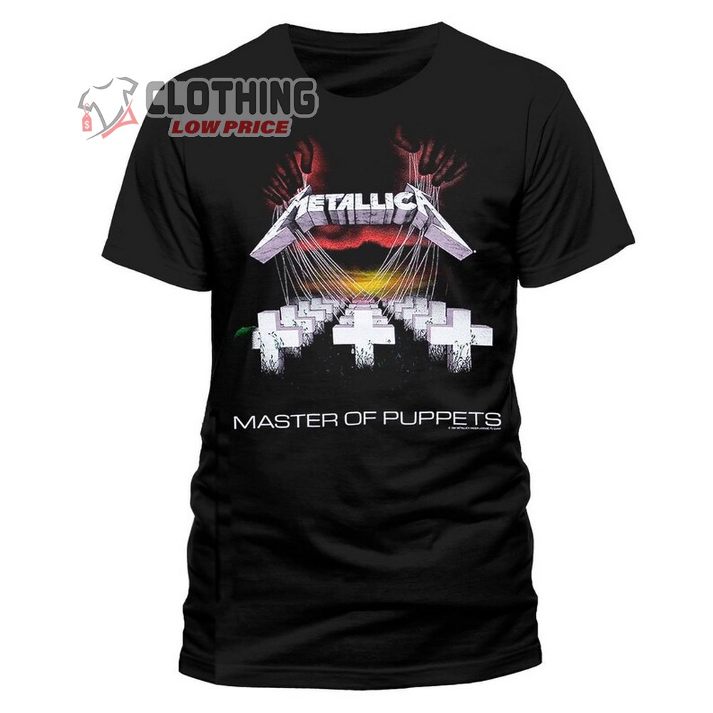 Metallica Master Of Puppets Merch Metallica Track Album Shirt Stranger ...