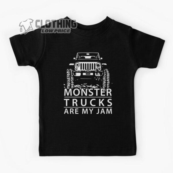 Monster Trucks Are My Jam Merch Monster Jam UK 2023 Shirt Monster Jam Stadium Ticket T-Shirt