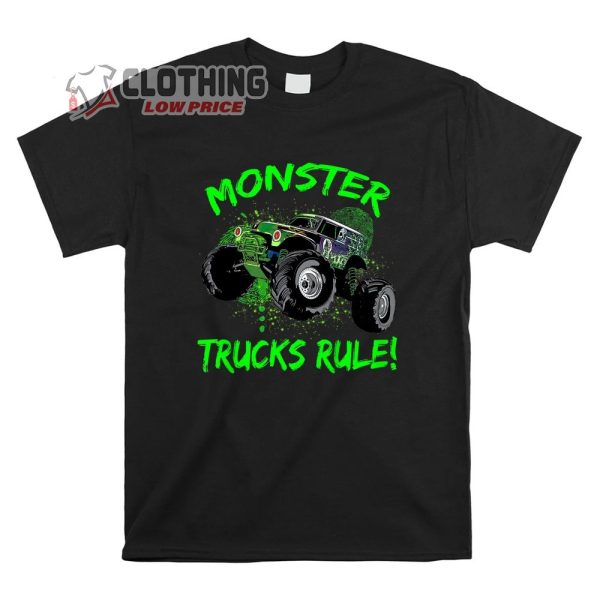 Monster Trucks Rule Merch Monster Jam London Stadium Shirt Monster Jam 2023 T Shirt