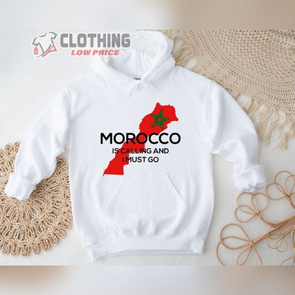 Morocco National Flag World Cup 2022 Hoodie, Morocco Gift Hoodie