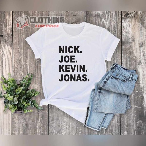 Nick Joe Kevin Jonas T-Shirt Jonas Brothers World Tour Las Vegas 2023 Merch