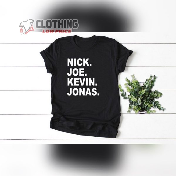 Nick Joe Kevin Jonas T-Shirt Jonas Brothers World Tour Las Vegas 2023 Merch