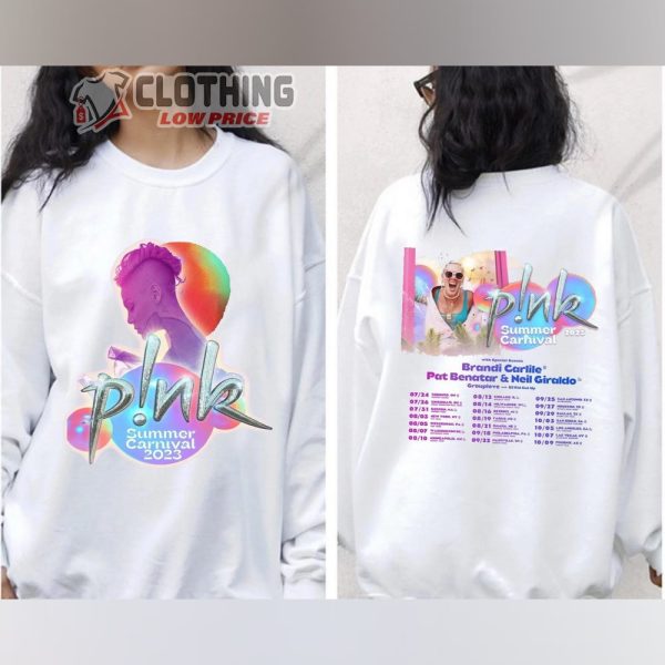 P!nk Summer Carnival Tour Dates 2023 Merch Carnival Tour 2023 With Special Guests Shirt P!nk Hits Toronto on 2023 North American Summer Carnival Tour 2023 T-Shirt