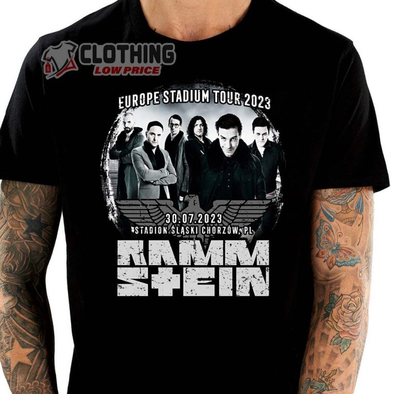 rammstein tour merch 2023