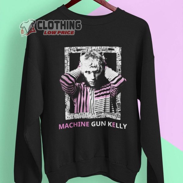 Rap Music Tour 2023 Machine Gun Kelly Glasgow Merch  Machine Gun Kelly 2023 Shirt Gun Kelly The Raper Tour 2023 T-Shirt