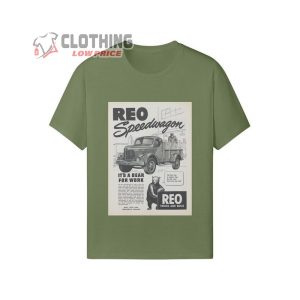 Reo Speedwagon Keep On Loving You T shirt Reo Speedwagon Band Members Shirt Gift 1950 Reo Speedwagon Truck 180g Unisex Classic Fit Crew Neck T shirt 1