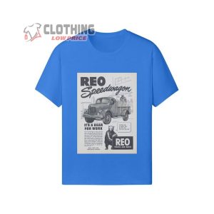 Reo Speedwagon Keep On Loving You T shirt Reo Speedwagon Band Members Shirt Gift 1950 Reo Speedwagon Truck 180g Unisex Classic Fit Crew Neck T shirt 2