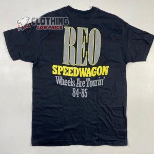 Reo Speedwagon Wheels Are Turnin T-shirt, Reo Speedwagon Tour 2023 Shirt Merch, Reo Speedwagon Take It On The Run T-shirt Gift