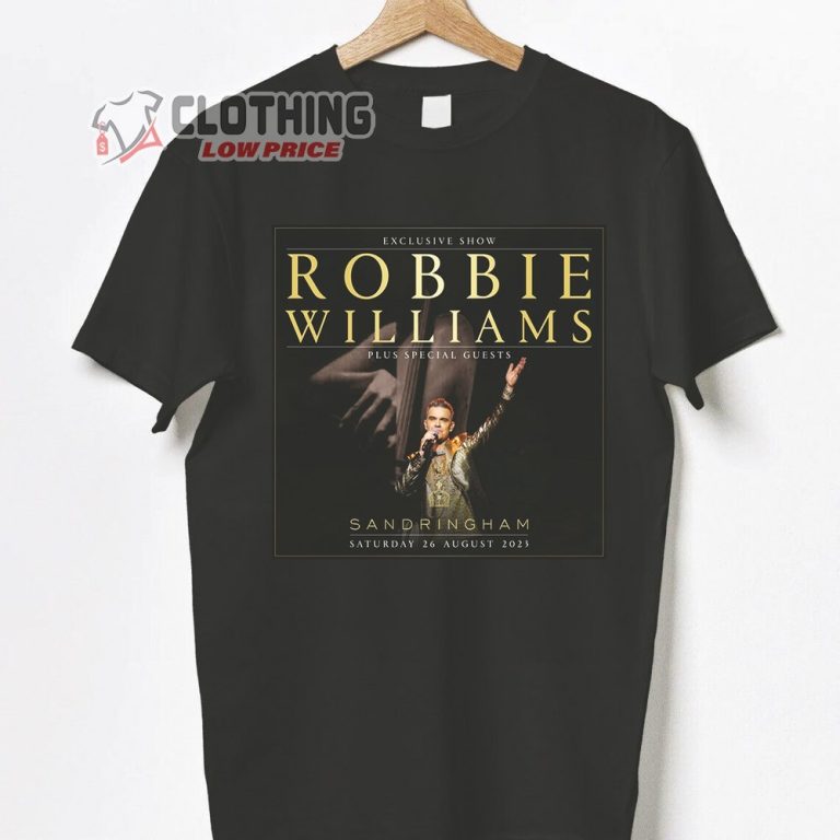 robbie williams tour t shirt