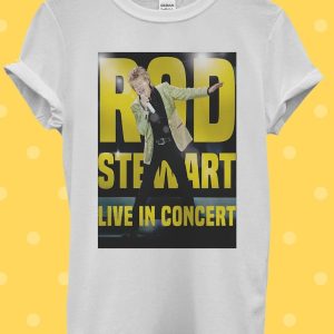 Rod Stewart Concert Ladies Tour T- Shirt, Rob Stewart Singer T-shirt, Rod Stewart Tour 2023 T-Shirt