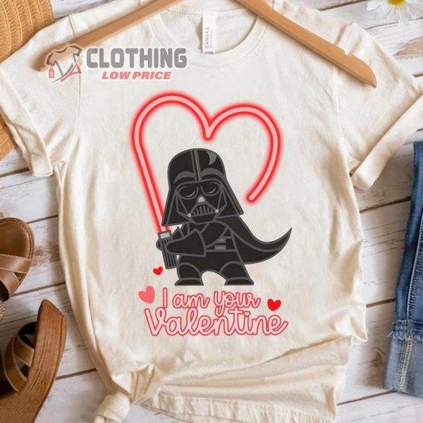 Star Wars Darth Vader I Am Your Valentine T Shirt Star Wars Lightsaber Forge Darth Vader Heart Merch Tee1