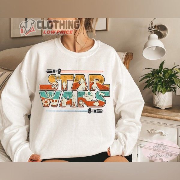 Star Wars Lightsaber Forge Darth Vader Merch, Disney Star Wars Movie Characters Sweatshirt