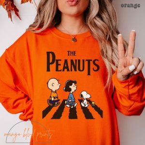 The Peanuts Characters Merch Peanuts Character With Blanket Snoopy Drawing Snoopy Christmas Shirt Sweatshirt 3