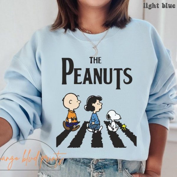 The Peanuts Characters Merch Peanuts Character With Blanket Snoopy Drawing Snoopy Christmas Shirt Sweatshirt